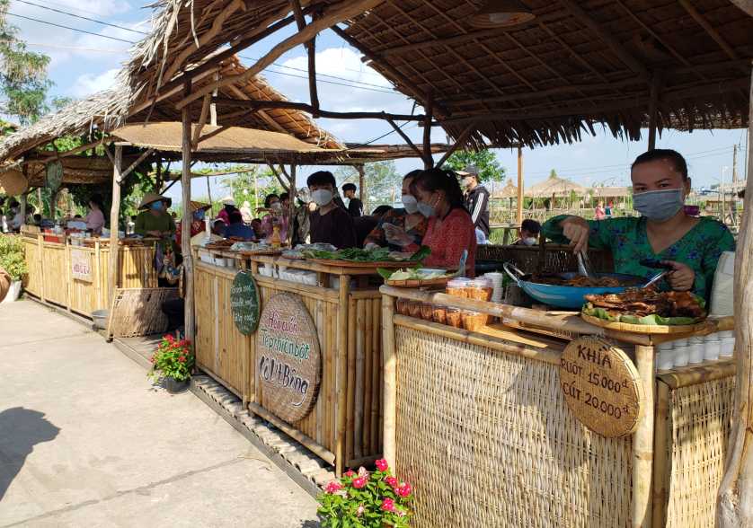 chợ quê cồn tân thuận đông